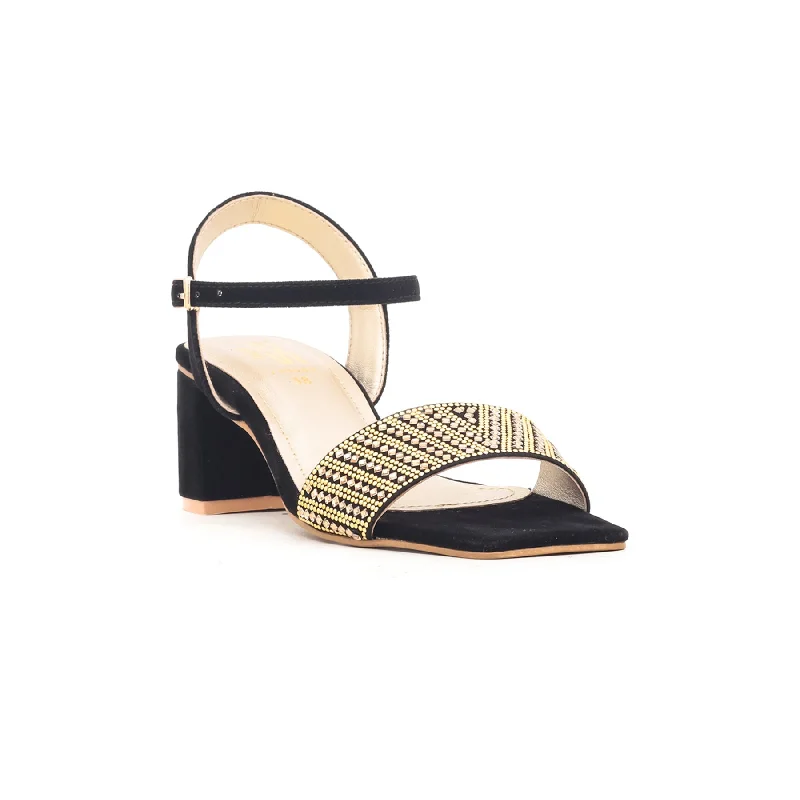 Flip - flop style men's sandals for beach wearBlack Fancy Sandals FN5459