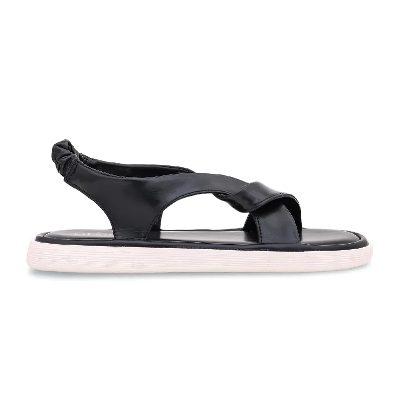 Men's sandals with a durable outer soleBlack Formal Sandal FR5190