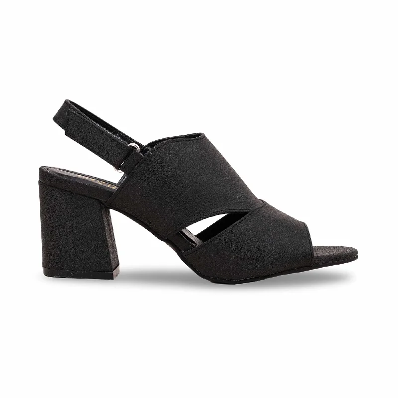 Men's sandals with a cushioned footbedBlack Formal Sandal FR5362