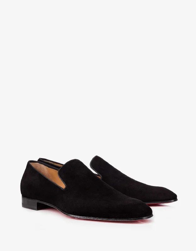 Christian Louboutin Dandelion Flat Black Loafers