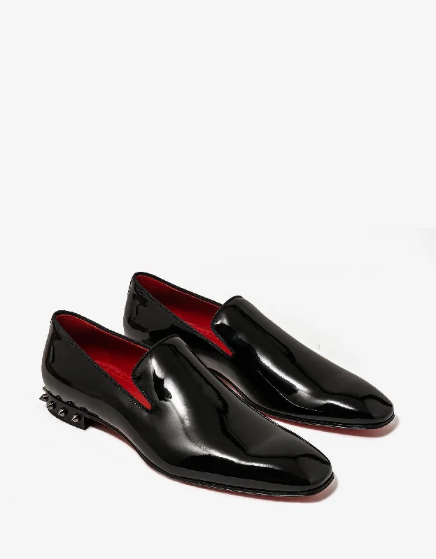 Christian Louboutin Marquees Black Patent Shoes