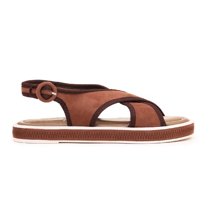 Men's sandals with a durable outer soleCoffee Formal Sandal FR5154