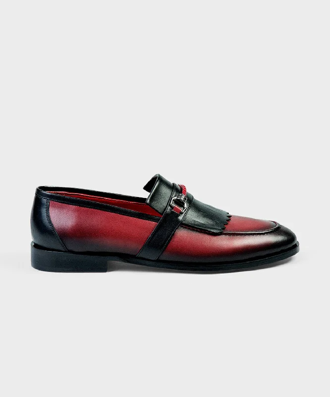 Red Leather Loafer