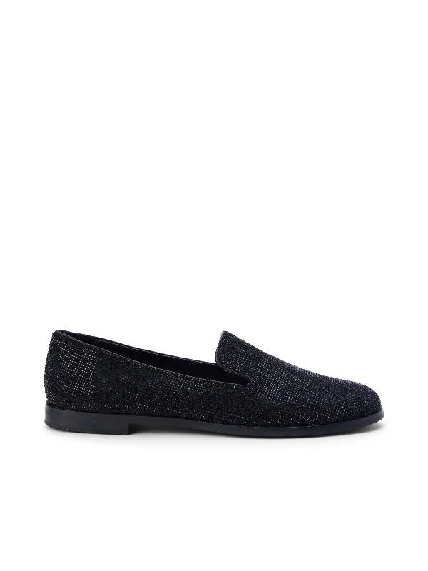 Men's loafers with a perforated leather upper for ventilationDominik Crystal Loafer