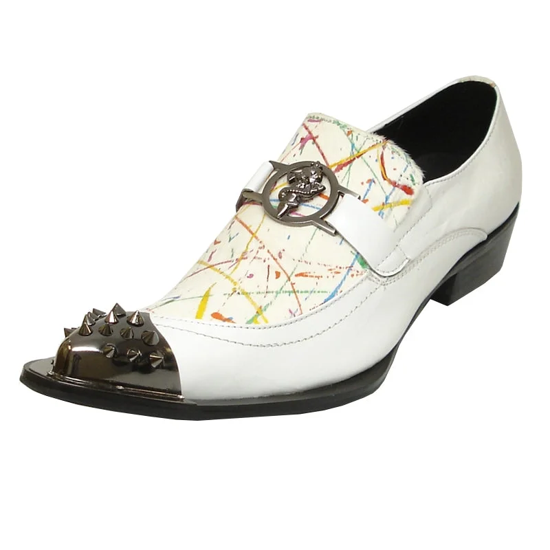 Suede men's loafers for a soft and luxurious feelFiesso FI-6847 White Loafers
