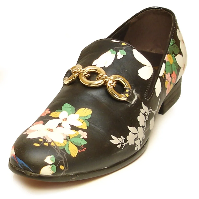 Men's loafers in a neutral color like black or brownFiesso FI-7054 Black Loafers