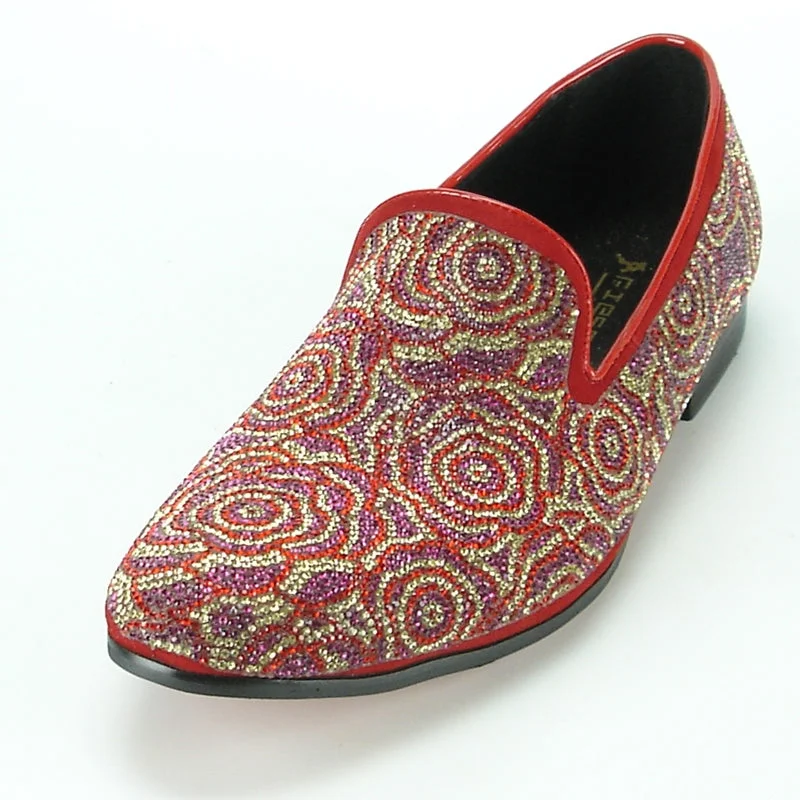 Men's loafers with a perforated leather upper for ventilationFiesso FI-7098 Red Loafers Men's loafers with a perforated leather upper for ventilationFiesso FI-7098 Red Loafers