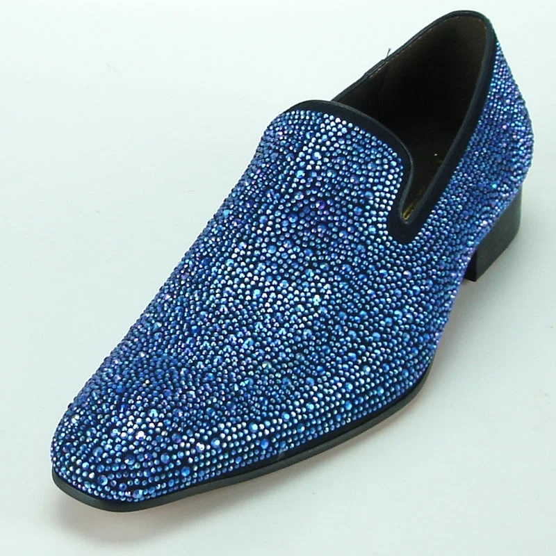 Men's loafers with a stretchy side panel for a better fitFiesso FI-7101 Blue Loafers Men's loafers with a stretchy side panel for a better fitFiesso FI-7101 Blue Loafers