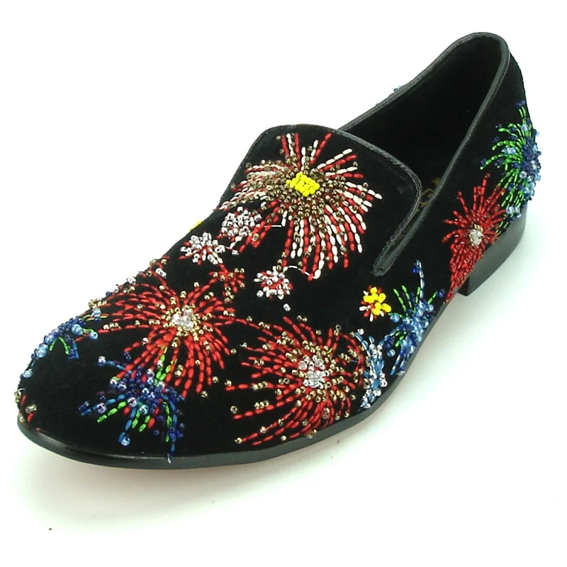 Men's loafers with a flexible sole for easy movementFiesso FI-7138 Black Multi Loafers Men's loafers with a flexible sole for easy movementFiesso FI-7138 Black Multi Loafers