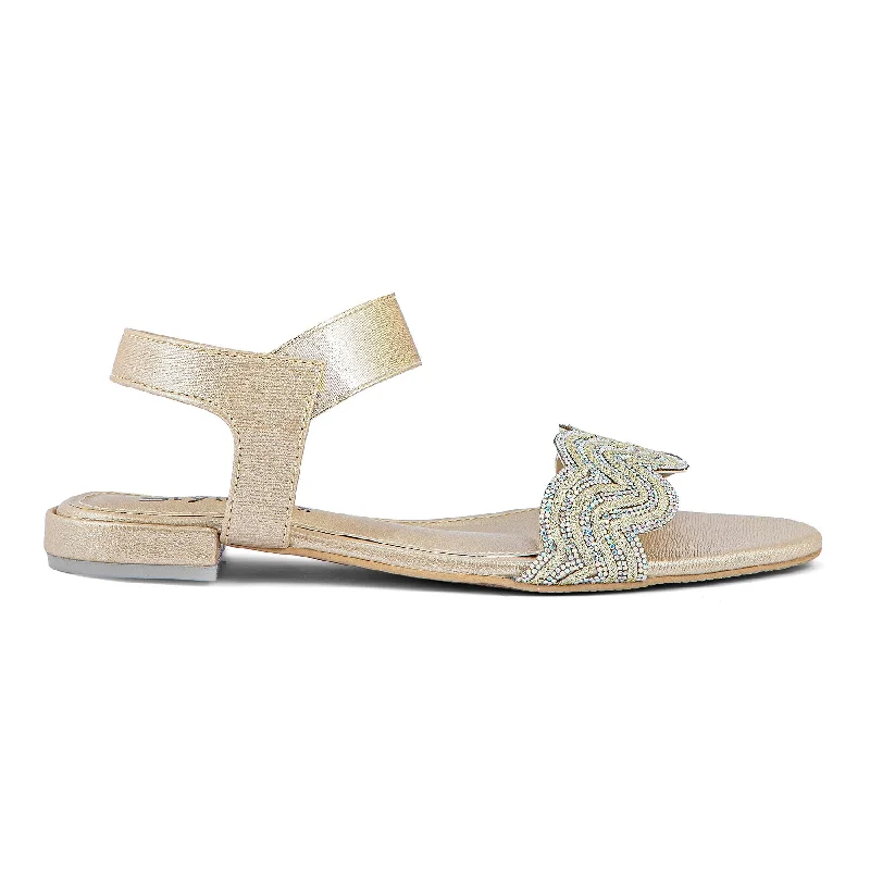 Waterproof men's sandals for water activitiesGolden Fancy Sandal FN5972