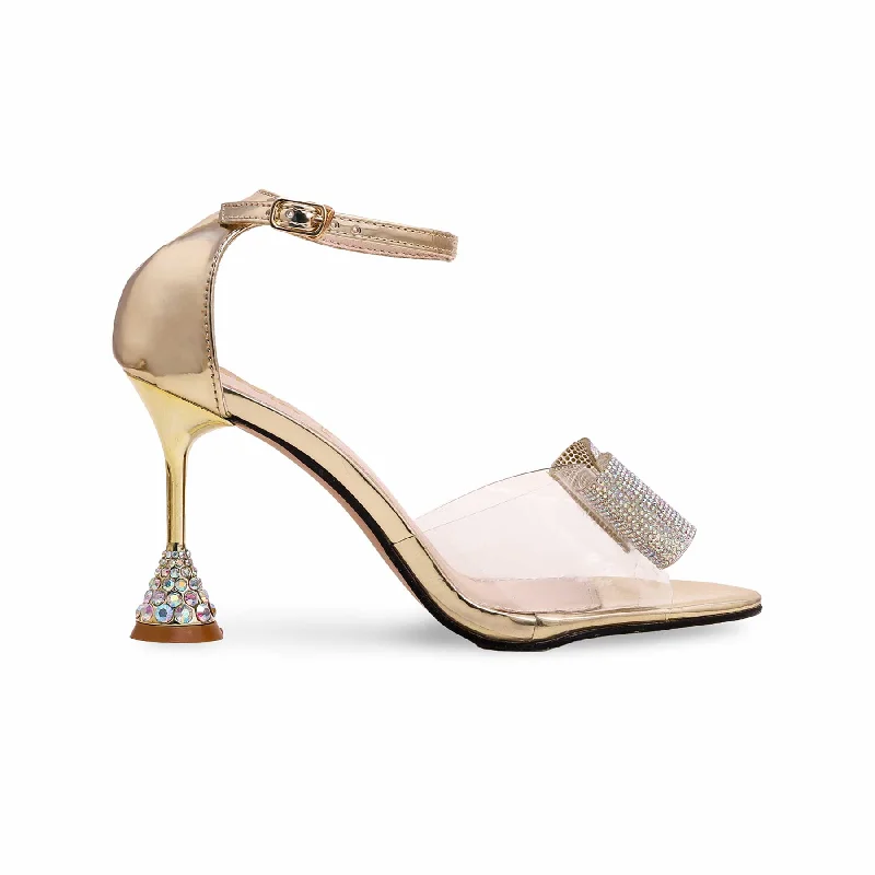 Men's sandals with a padded heelGolden Fancy Sandal FN6062