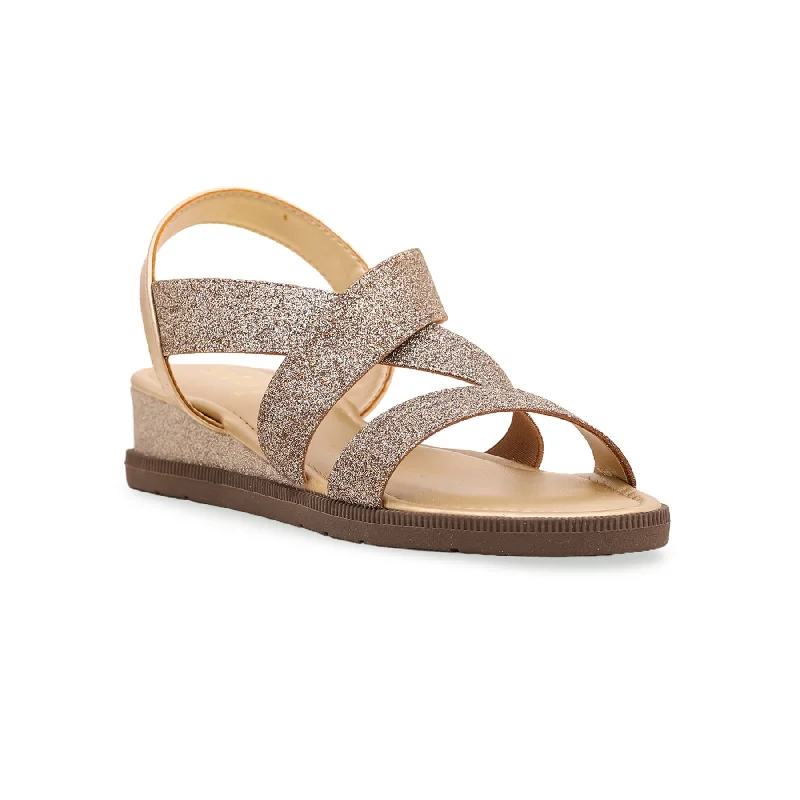 Men's sandals with a padded heelGolden Formal Sandal PU0120
