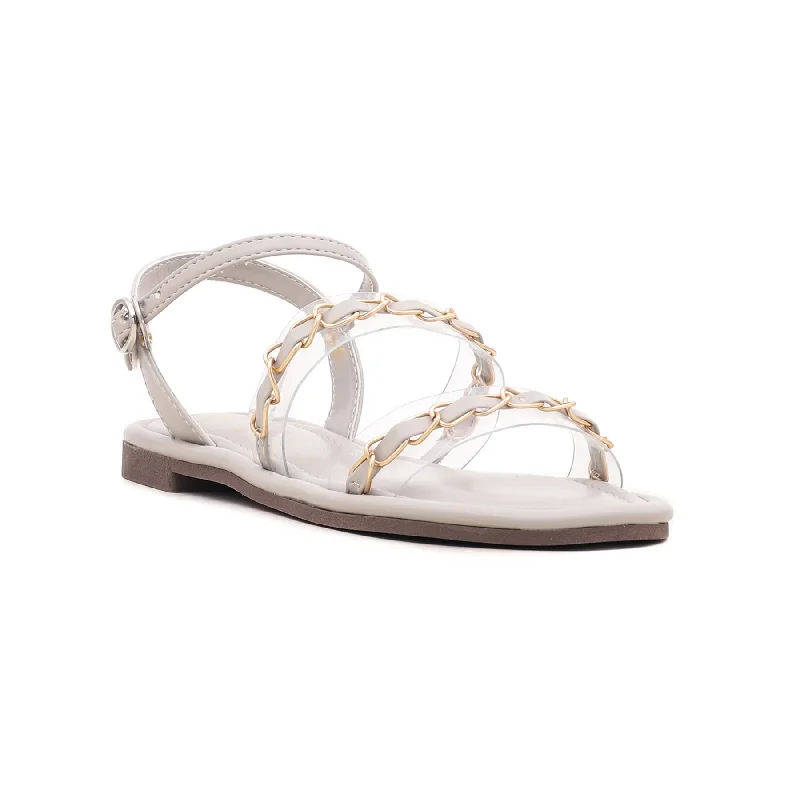Men's sandals with a durable outer soleGrey Formal Sandal FR5007