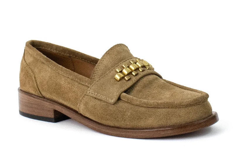 Biscuit Suede w/ Brass