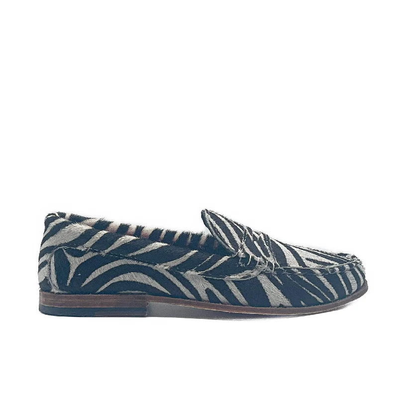 KKB Penny Loafer:  Zebra Print