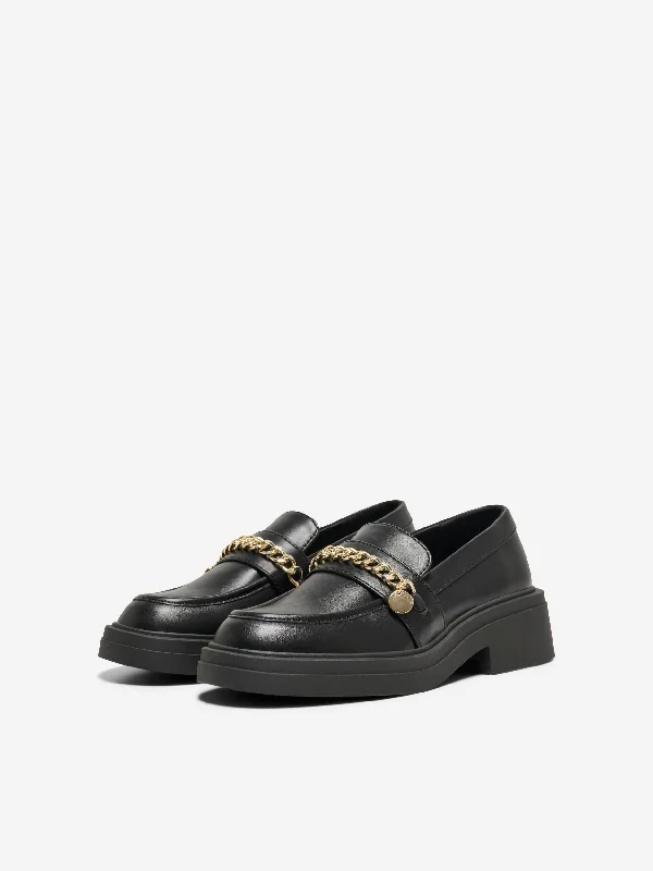 Men's loafers with a memory foam insoleLAZULI CHARM LOAFER (BLACK)