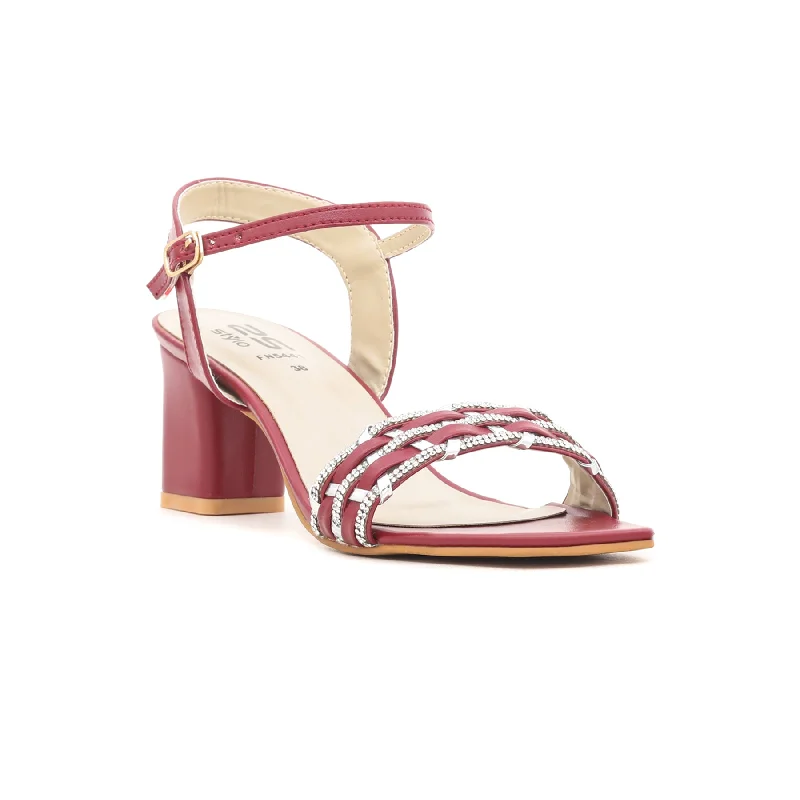 Men's sandals with a removable insole for cleaningMaroon Fancy Sandal FN5441