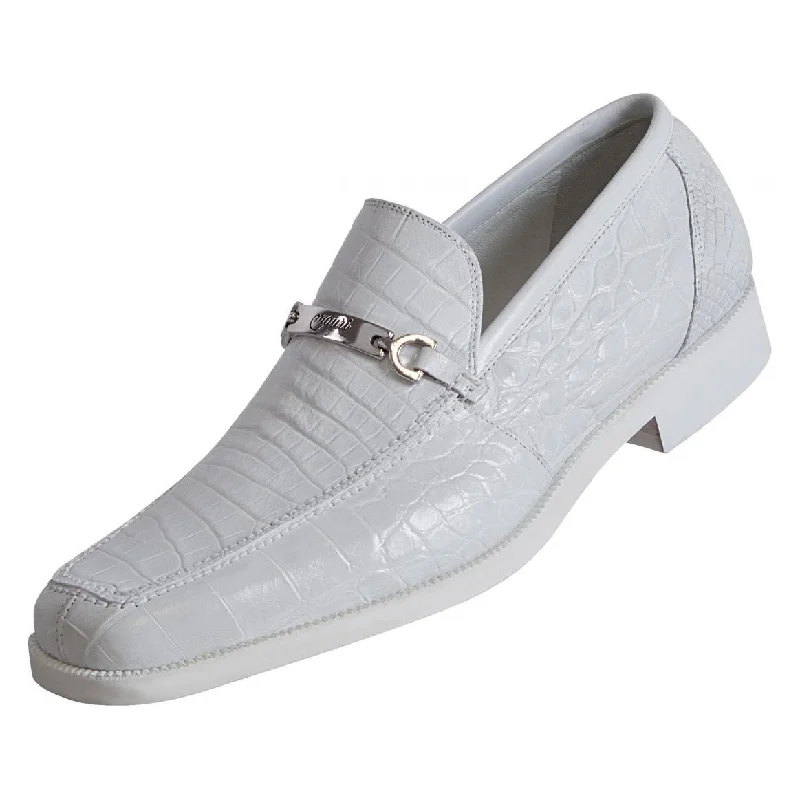 Men's loafers with a pointed toe for a stylish appearanceMauri 4692/2 White All Over Genuine Body Alligator Loafer Shoes Men's loafers with a pointed toe for a stylish appearanceMauri 4692/2 White All Over Genuine Body Alligator Loafer Shoes