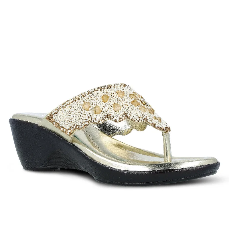 Men's sandals with a wide strap for supportME & I Womens Comfort wear - MI97022
