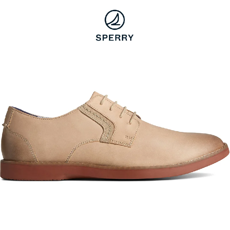 Men's loafers with a removable insole for cleaningMen's Newman Oxford Leather Casual Taupe/Brick (STS25470) Men's loafers with a removable insole for cleaningMen's Newman Oxford Leather Casual Taupe/Brick (STS25470)