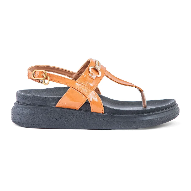 Men's sandals with a leather lining for comfortMustard Formal Sandal PU0266