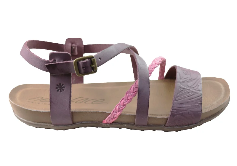 Men's sandals with a removable insole for cleaningNew Face Laurina Womens Comfortable Leather Sandals Made In Brazil