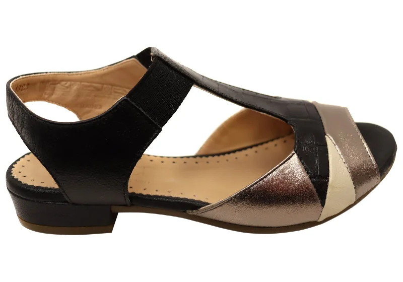 Men's leather sandals with an adjustable strapOpananken Carla Womens Comfortable Brazilian Leather Sandals