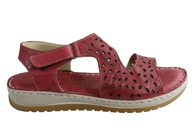 Men's sandals with a shock - absorbing insoleOrizonte Essence Womens European Leather Comfortable Cushioned Sandals