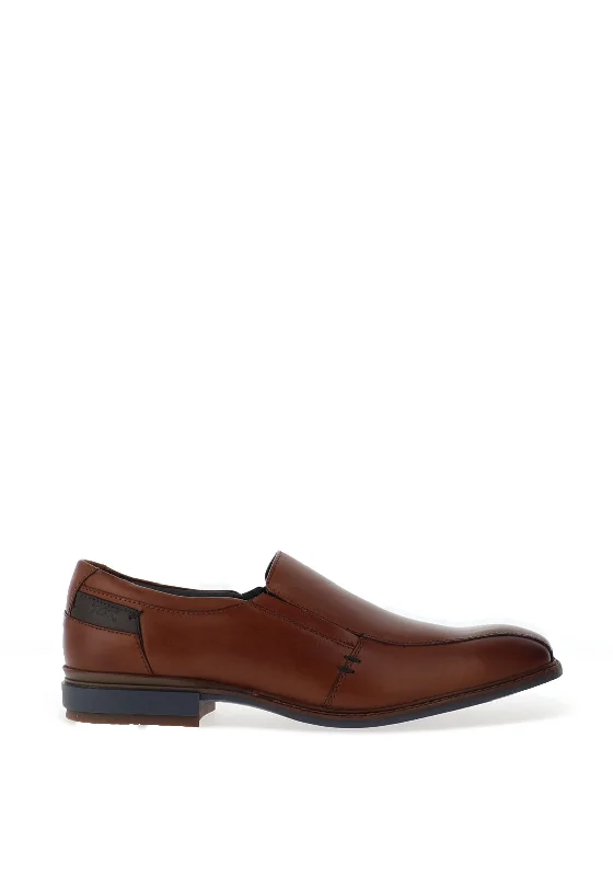 Paul O Donnell by Pod Spear Slip-on Leather Shoes, Cognac