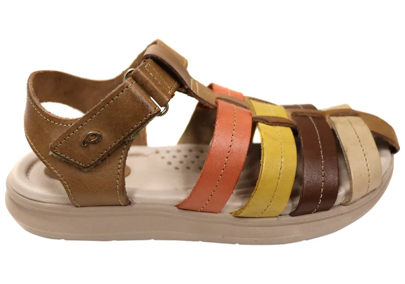 Men's sandals with a leather lining for comfortPegada Nancy Womens Comfortable Leather Sandals Made In Brazil
