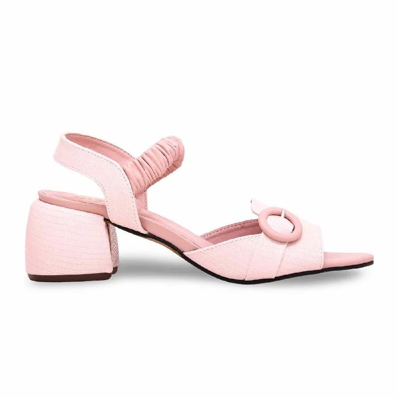 Men's sandals with a wide strap for supportPink Formal Sandal FR5330