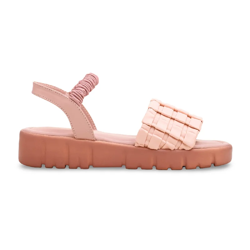 Waterproof men's sandals for water activitiesPink Formal Sandal PU0125