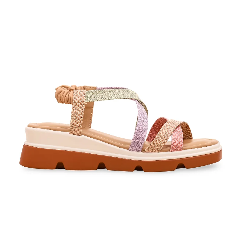 Flip - flop style men's sandals for beach wearPink Formal Sandal PU0215
