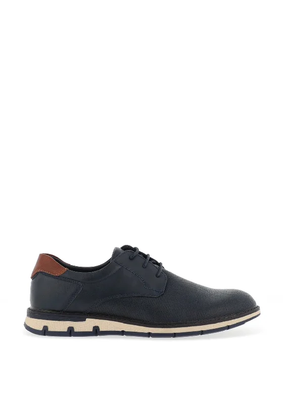 Brent Orewa Casual Laced Shoe, French Blue