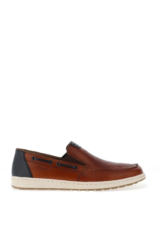 Rieker Slip-On Casual Shoe, Brown