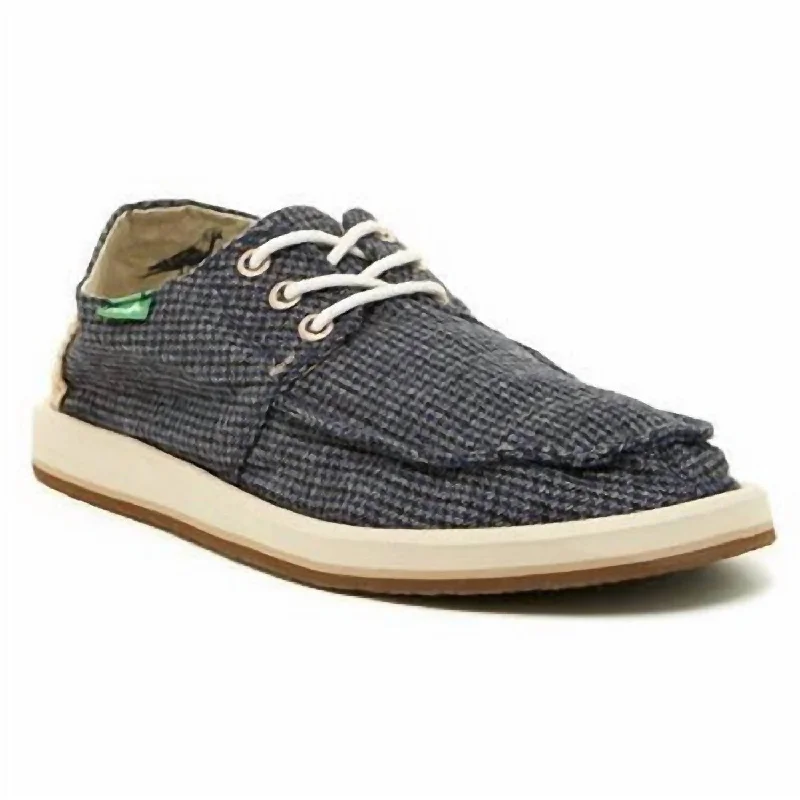 Sanuk Men Drewby Dropout Slip On Shoe In Navy