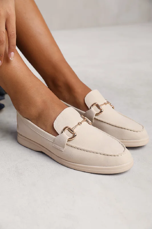 Men's loafers with a leather lining for comfortITALY WIDE FIT SLIP ON LOAFER WITH METAL DETAILING IN BEIGE SUEDE Men's loafers with a leather lining for comfortITALY WIDE FIT SLIP ON LOAFER WITH METAL DETAILING IN BEIGE SUEDE