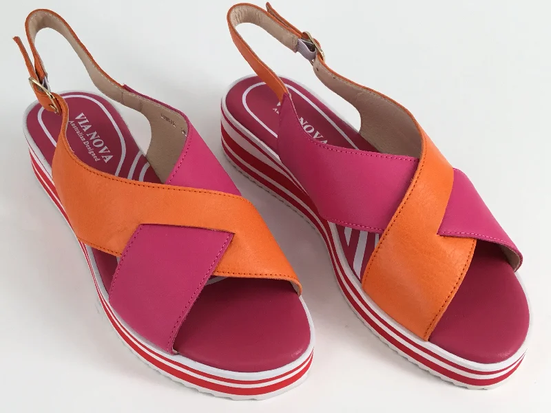 Orange/Fuschia