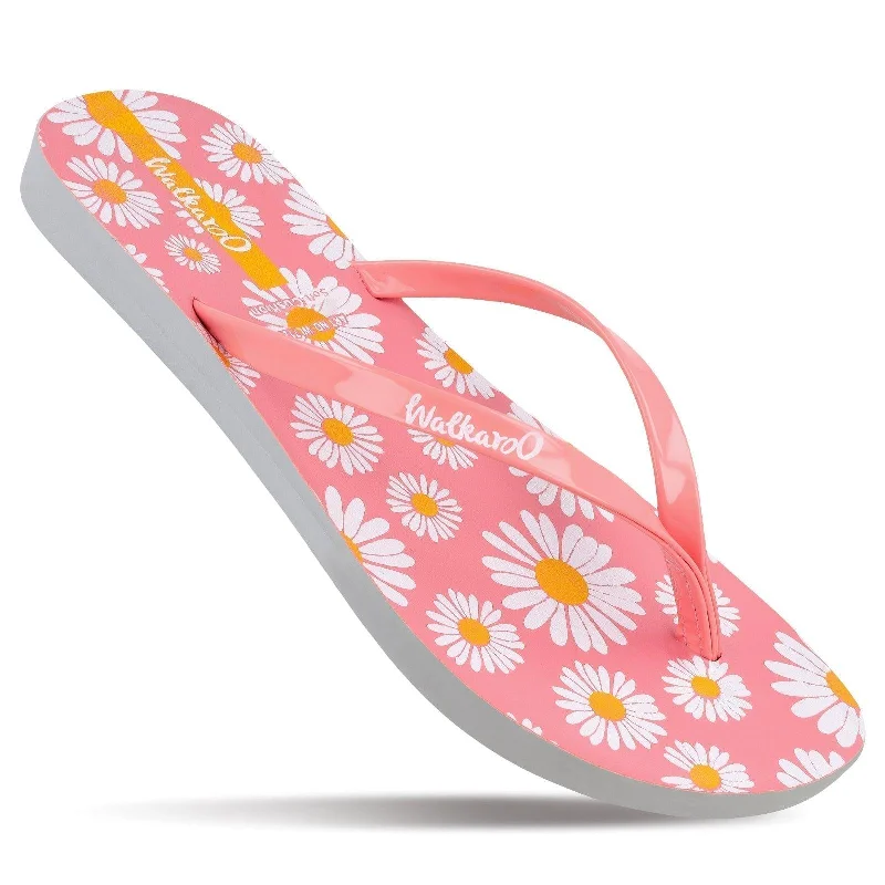 Men's sandals with a buckle closureWalkaroo Womens Sandal  - WL7124 Peach