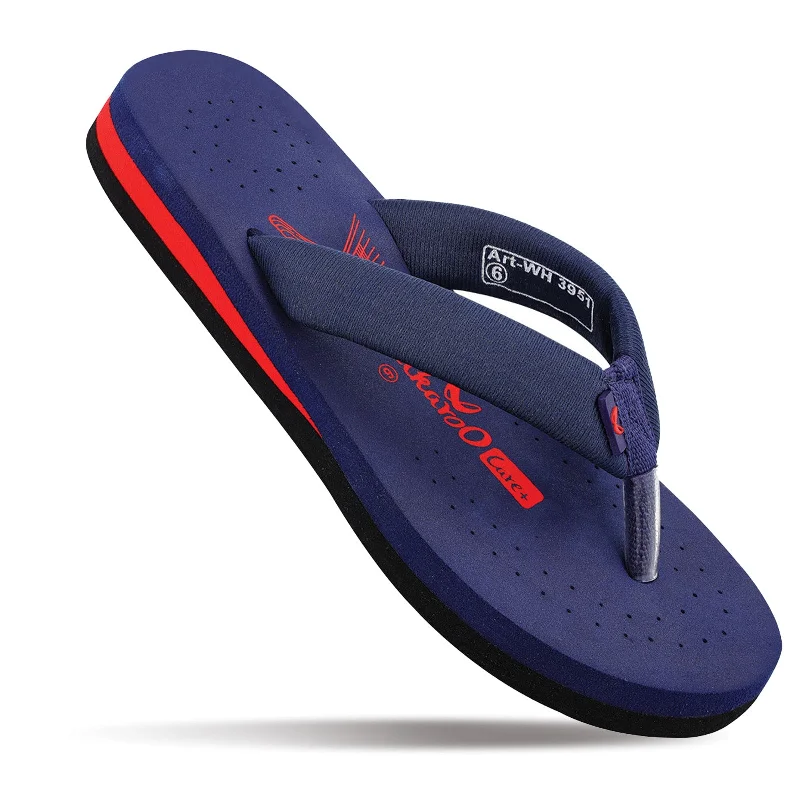 Men's sandals with a removable insole for cleaningWomen's Care Plus Flip-Flop  - WH3951 Blue