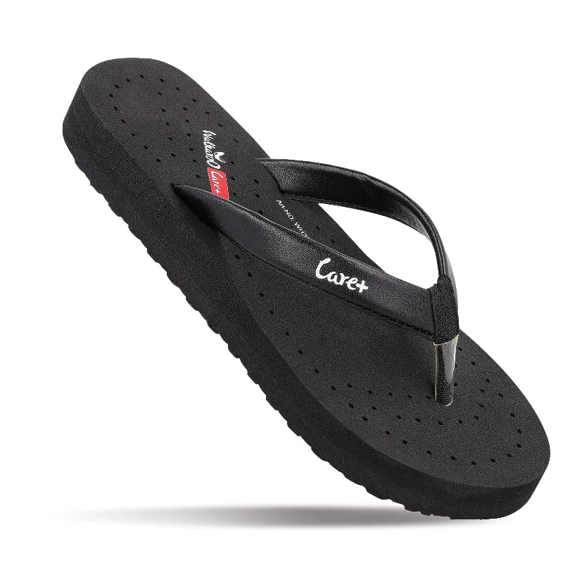 Men's sandals with a perforated leather upper for ventilationWalkaroo Women's Care Plus Flip-Flop - WH3967 Black Men's sandals with a perforated leather upper for ventilationWalkaroo Women's Care Plus Flip-Flop - WH3967 Black