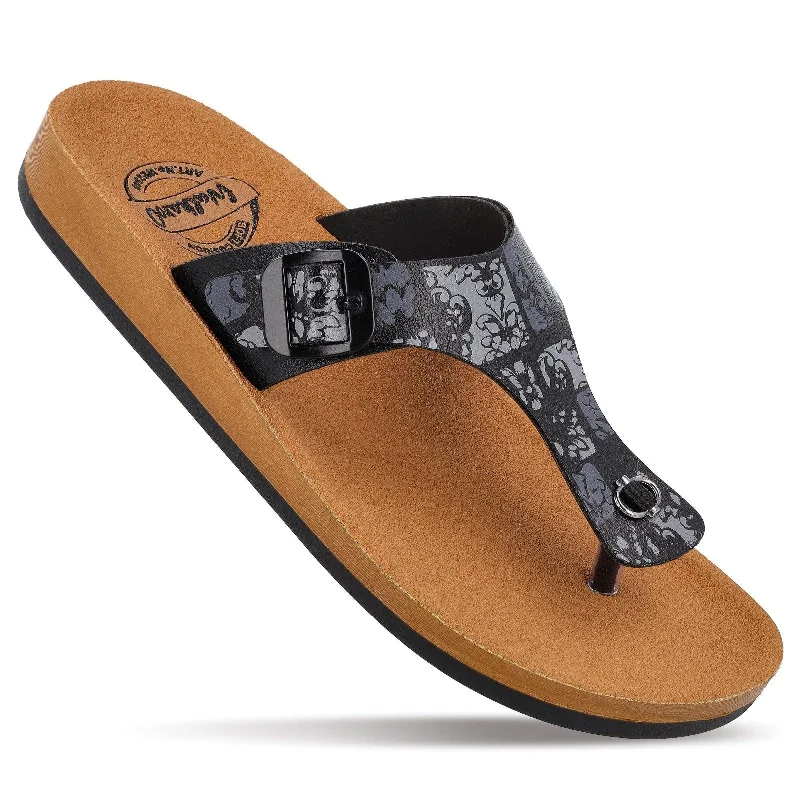 Men's sandals in a neutral color like black or brownWomen's Daily Wear Sandals - WE2349 Black