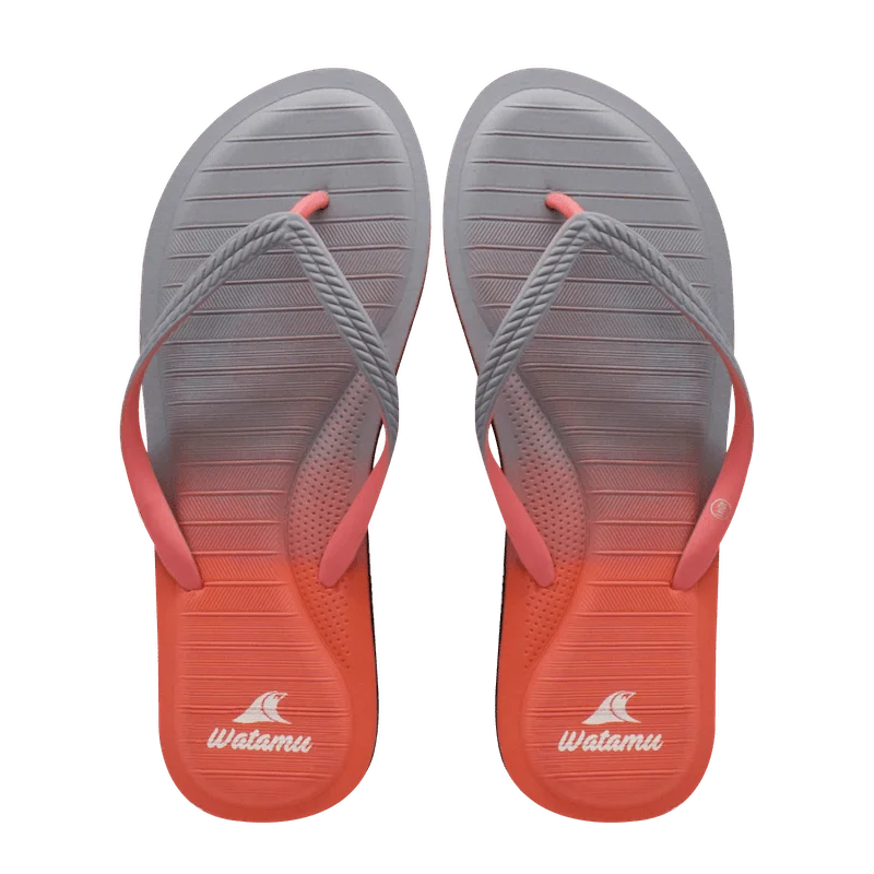Men's sandals with a rubber sole for tractionWatamu Gradient Slippers - Grey
