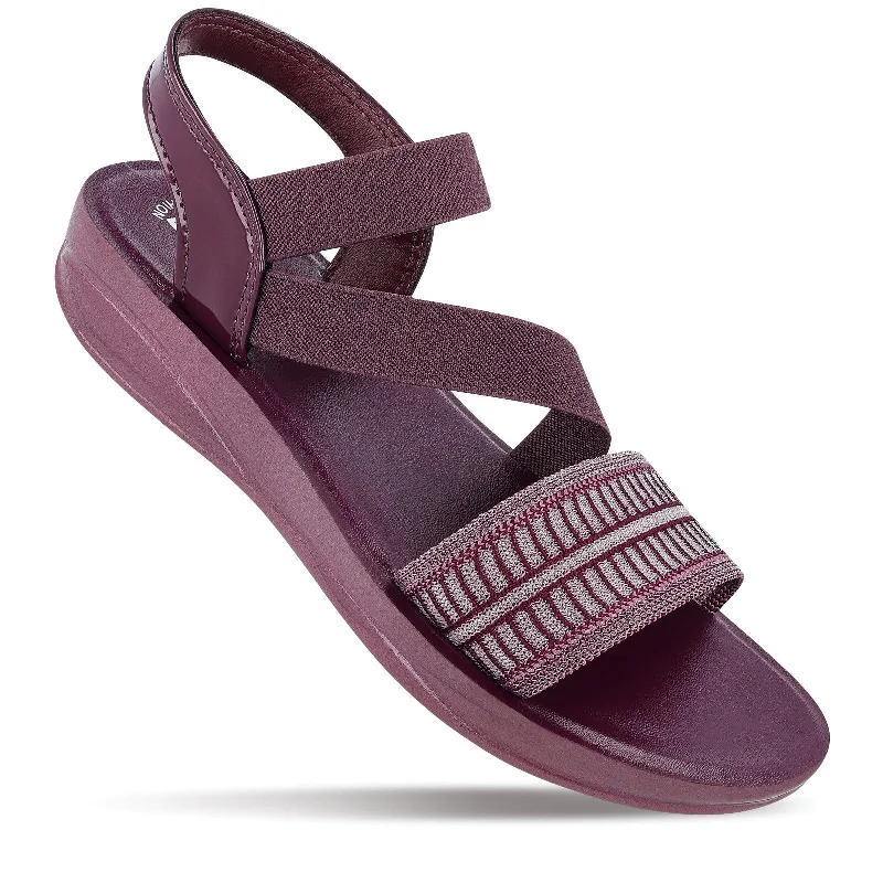 Men's sandals with a perforated leather upper for ventilationWomen's Daily Wear Sandal - WL7883 Dark Grape Men's sandals with a perforated leather upper for ventilationWomen's Daily Wear Sandal - WL7883 Dark Grape