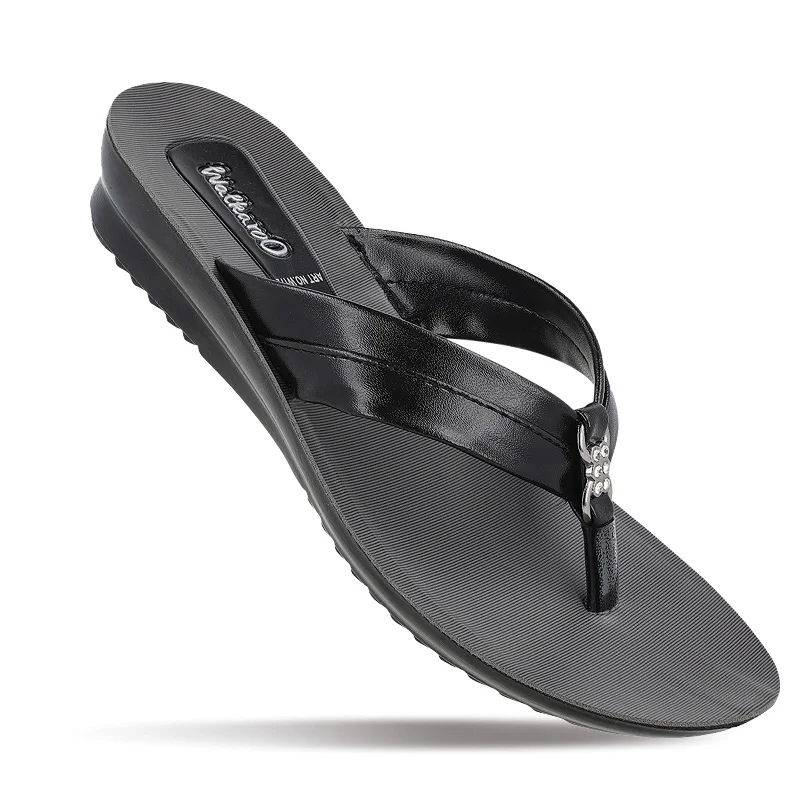 Men's sandals with a cushioned footbedWomen's Daily Wear Sandals  - W172 Black