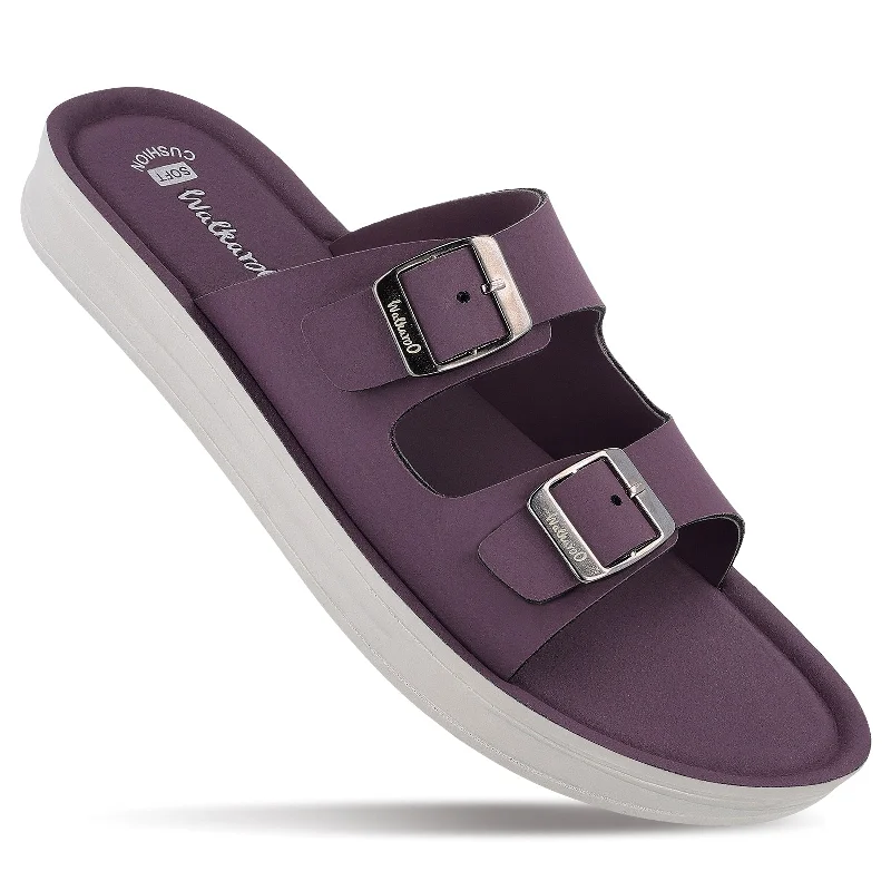Men's sandals with a cushioned footbedWomen's Daily Wear Sandals  - WL7554 Purple