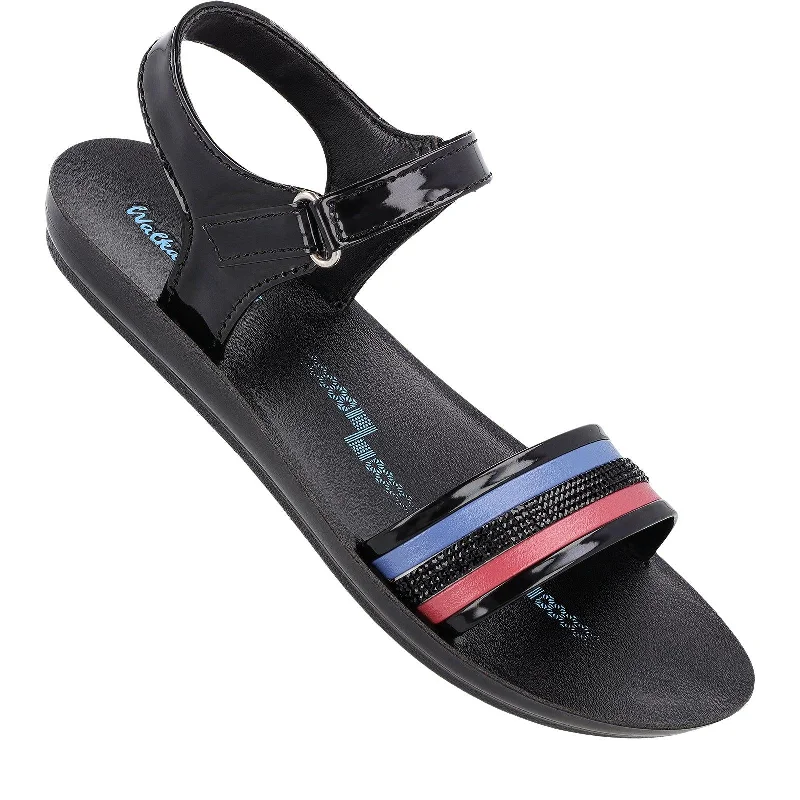 Men's sandals with a durable outer soleWomen's Daily Wear Sandals  - WL7873 Black