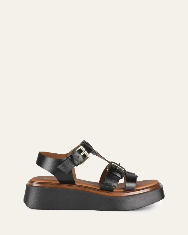 Women's Flat Slide Sandals with a Memory Foam Insole in White for All - Day Comfort Women's Flat Slide Sandals with a Memory Foam Insole in White for All - Day Comfort Waterproof Women's Rubber Beach Sandals with Arch Support in Blue for Water ActivitiesANGELINA FLAT SANDALS BLACK LEATHER