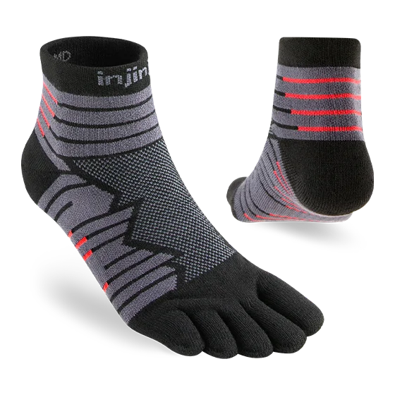 Women's Ankle - Strap Sandals with a Block Heel in Red for a Sophisticated Style Women's Ankle - Strap Sandals with a Block Heel in Red for a Sophisticated Style Sustainable Women's Recycled Material Sandals in Beige for Eco - Conscious ShoppersInjinji Toe Socks - Ultra Run Mini Crew