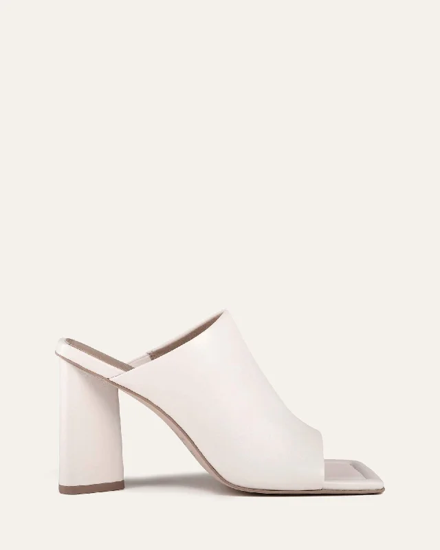 Women's Ankle - Strap Sandals with a Block Heel in Red for a Sophisticated Style Women's Ankle - Strap Sandals with a Block Heel in Red for a Sophisticated Style Child - Friendly Women's Sandals with a Secure Buckle in Purple for Moms on the GoDANIELLE HIGH HEEL SANDALS OFF WHITE LEATHER